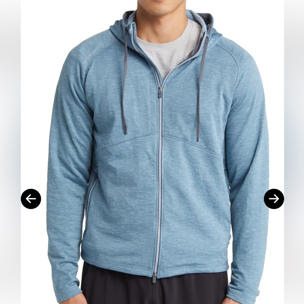 Peter Millar Eclipse Performance Zip Hoodie. Size… - image 2
